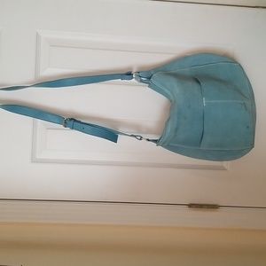 Mossimo Ladies Suede Shoulder Handbag